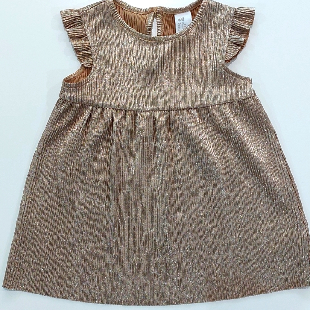 H&M Baby Girl Golden Dress